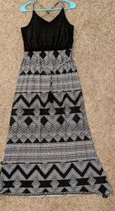 Black and White Maxi Dress